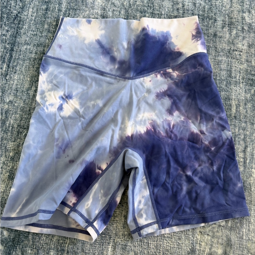 Vitality Tie-Dye High-Waisted Biker Shorts